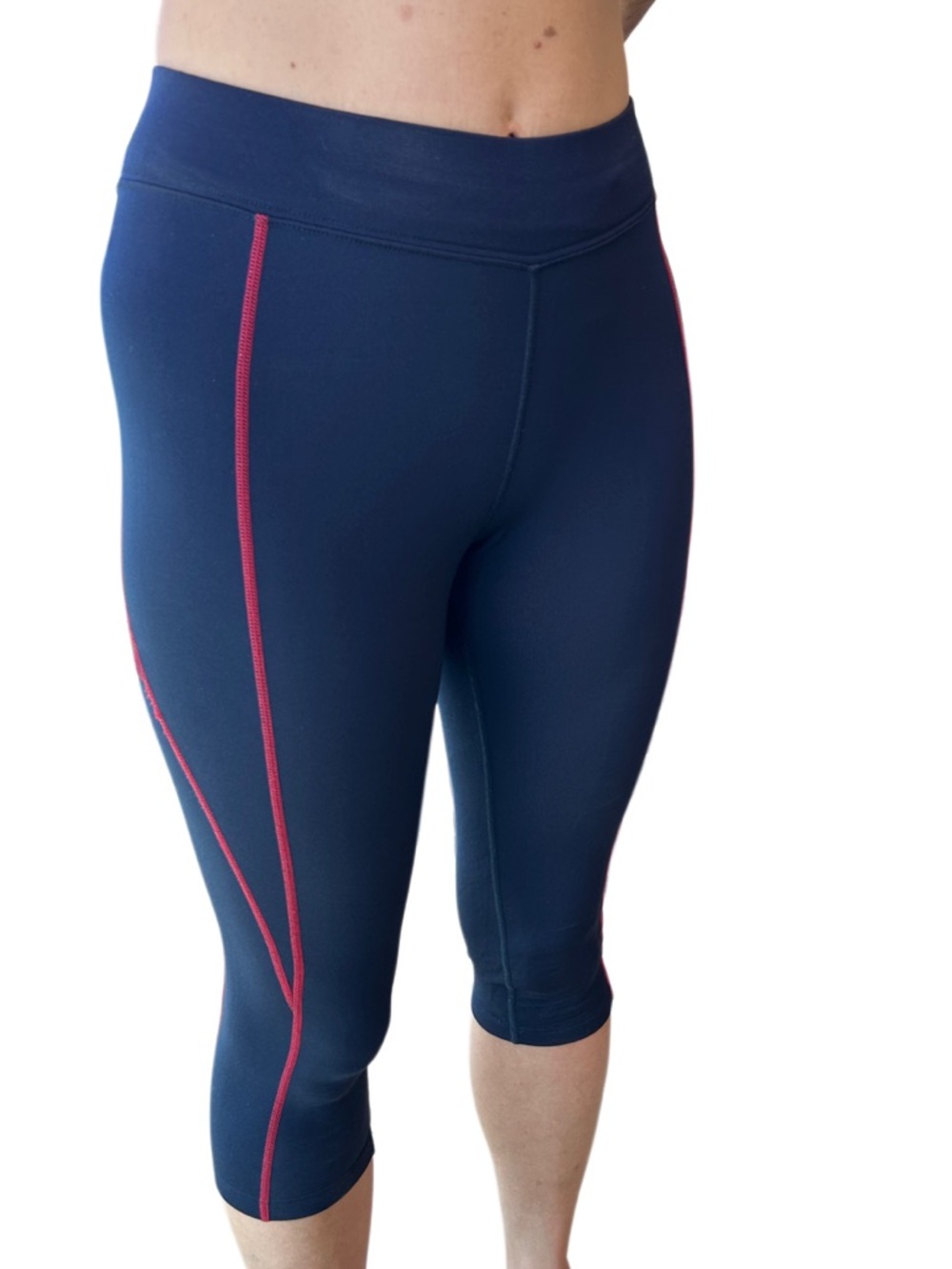 Icebreaker Navy Capri Leggings for Runners (pocket in back)